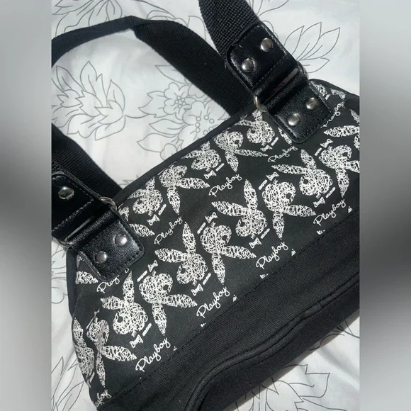 PLAYBOY BUNNY VINTAGE Y2K PLAYBOY BUNNY PURSE / Shoulder bag VERY RARE BAG - Picture 9 of 17